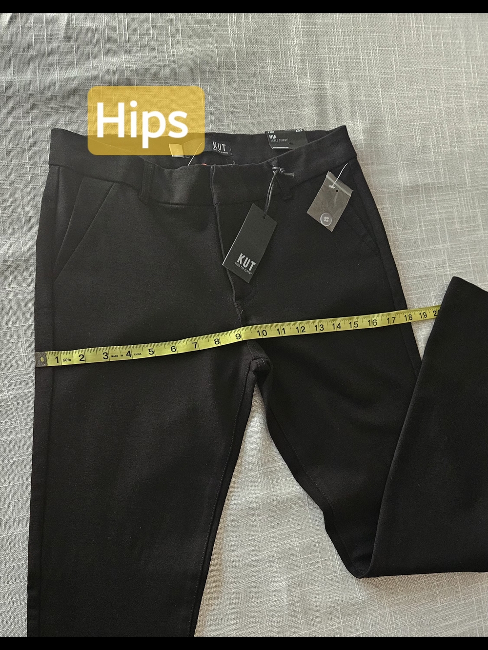 KUT from the Kloth Mia Ankle Skinny Black Pants Size 6 NWT - Picture 10 of 15